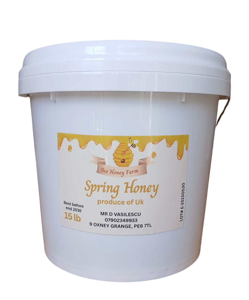 15 Lb Spring Honey Bucket