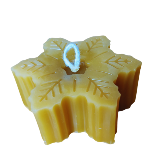 Snowflake candle